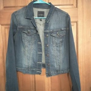 Jessica Simpson Navy Jean Jacket